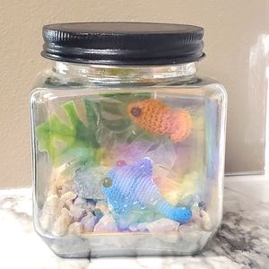 Crochet fish bowl